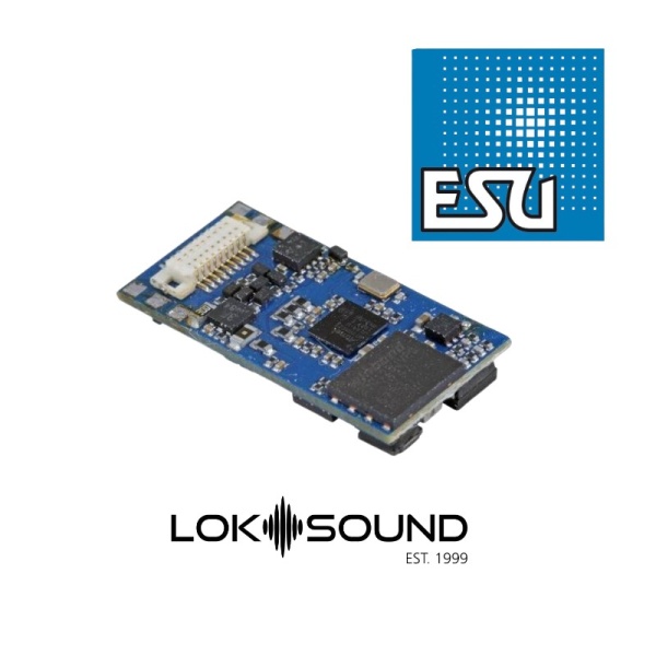 ESU LokSound Micro V5.0 Blank Next18 With Sugar Cube Speaker 11mm x 15mm